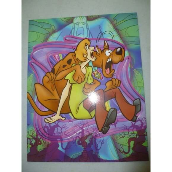 4 X Vintage Scooby Doo Two Pocket Folders 2000 Stuart Hall Cartoon Network - Picture 3 of 12
